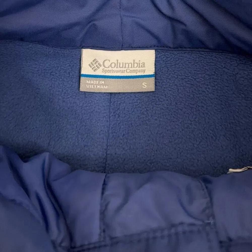Columbia Omni-Tech Insulated Waterproof Blue Snow Pants Youth Small 8